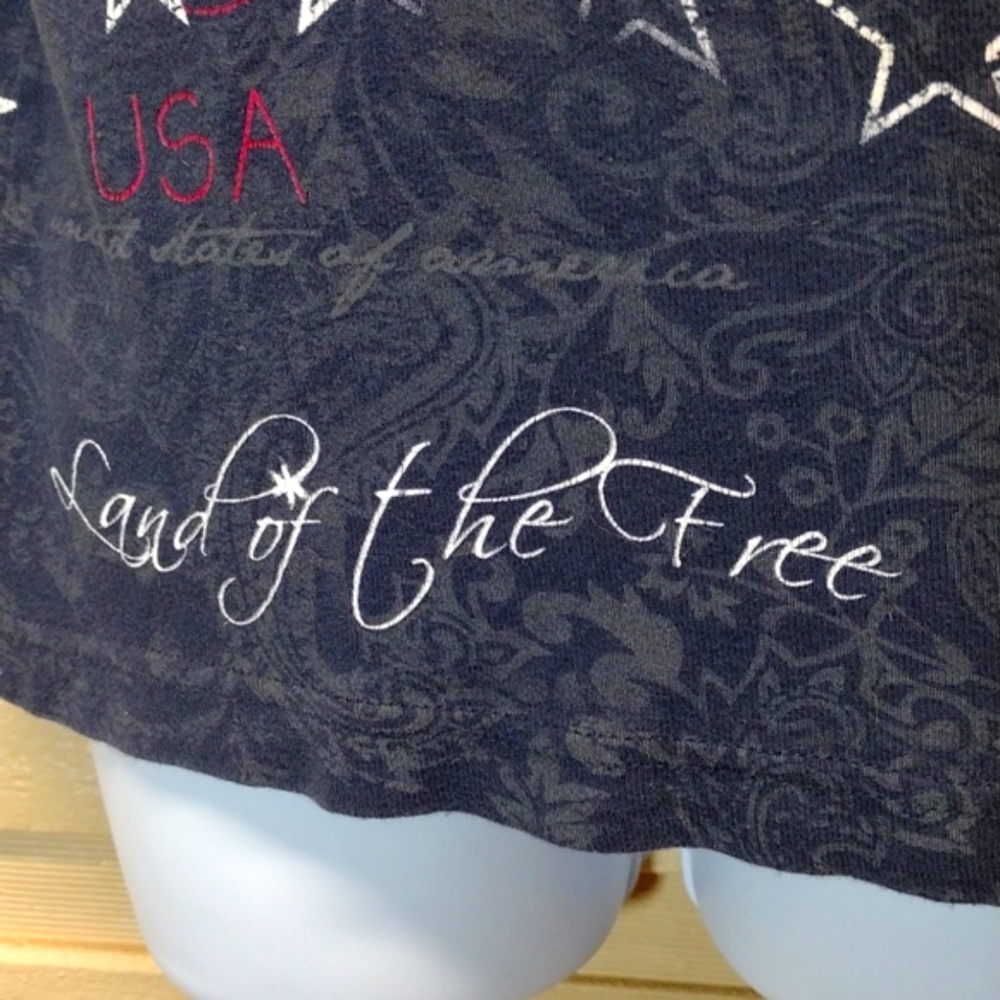 Patriotic God Bless America graphic tee L - Picture 3 of 6